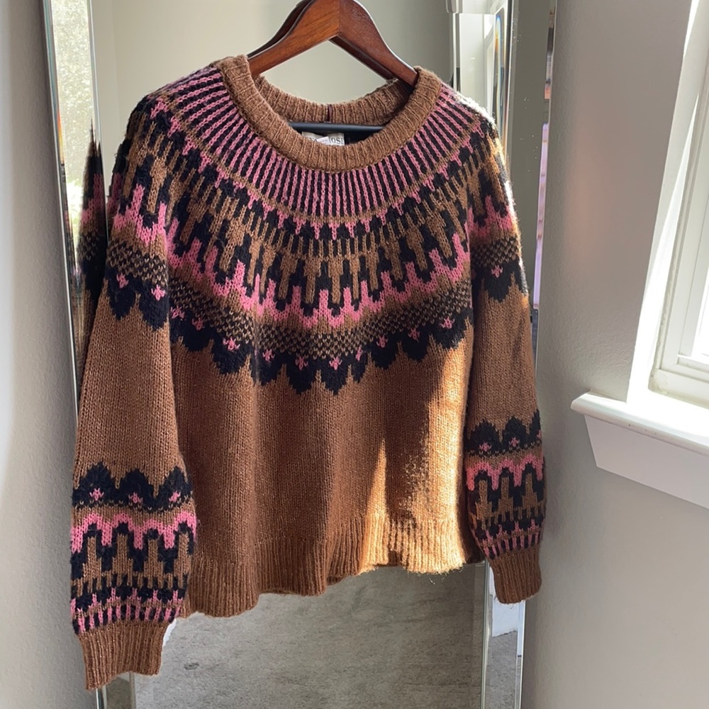 Boho style thick sweater from Target